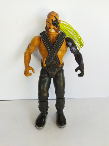Action Action Man Doctor X Pecho Disparo Verde Ciborg 2002 (Usado)