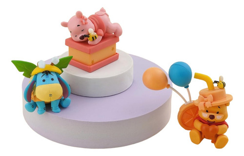 Set 6 Figuras De Winnie Pooh Y Sus Amigos Coleccionable Top