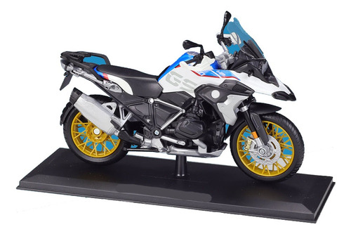 Maqueta De Moto 1:12 Para Bmw R1250gs Blanco