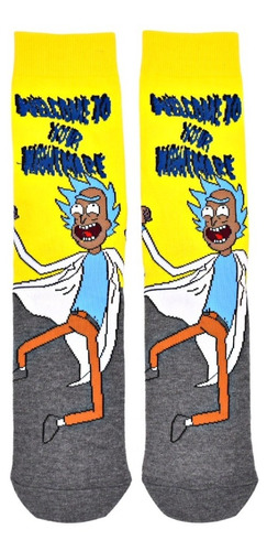Medias Largas Calcetines  Rick And Morty Regalo