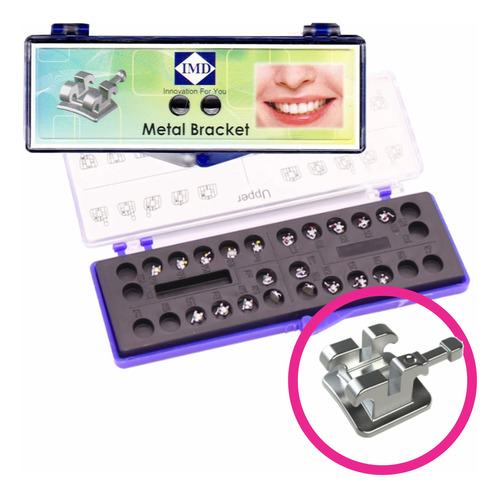 Brackets Metalico Imd Roth 022 X Caso Ortodoncia Odontologia