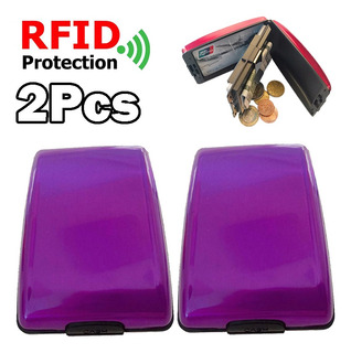 Tarjetero Multifunción De Aleación De Aluminio Rfid De 2 Pie Tarjetero Multifunción De Aleación De Aluminio Rfid De 2 Pie