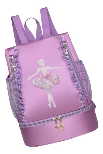 Bolsa De Baile De Ballet Con Cierre De Ballet Para Niña, Par