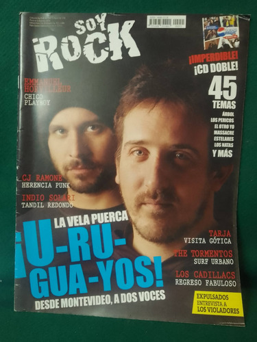 Revista Soy Rock 51 La Vela Puerca  Cj Ramone Tarja
