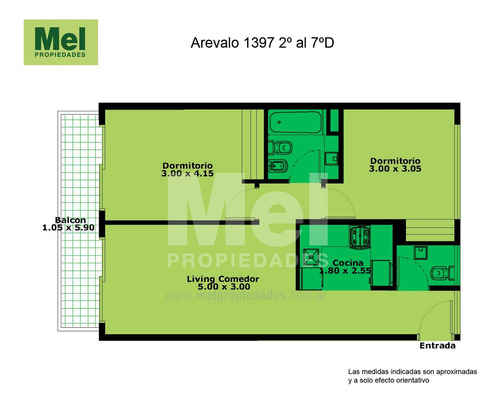 Imagen 2 de 30 de Arévalo 1379 Excelente 3 Ambientes Con Cochera