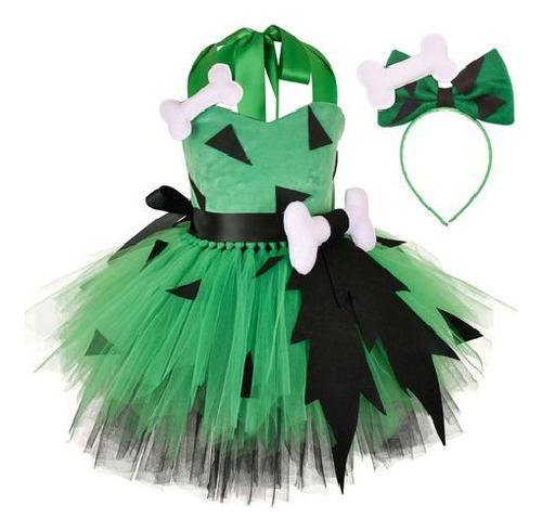 Disfraz Pebbles De Picapiedra For Bebé Halloween De Cloth