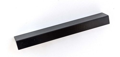 Manija Tirador Aluminio 96 Mm Enigma Negra Mueble Cocina X10