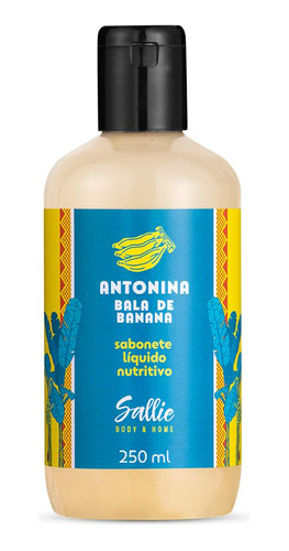 Sabonete Líquido Nutritivo Sallie + Antonina Bala De Banana 