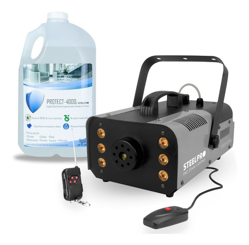 Camara De Humo Steelpro Led Rgb + Protect-4000 Liquido Sani