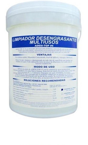 Adesitop 05 Limpiador Desengrasante Multiuso Cuñete