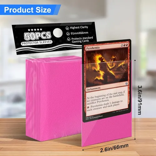 300 Fundas Negras Para Cartas – 66 X 91 Mm – Transparentes Por Delante Y Mate Por Detrás – Impermeables Y Sin ácidos