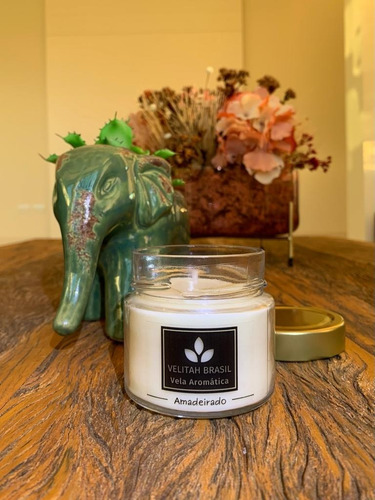 Imagem 4 de 5 de Vela Aromática Premium Amadeirado 140g 30h Aromatizada
