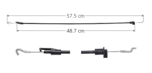 Chicote Cerradura Izq/der Volkswagen Pointer 06-09 Hushan