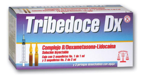 Tribedoce Dx Inyectable Complejo B Dexametasona Lidocaína