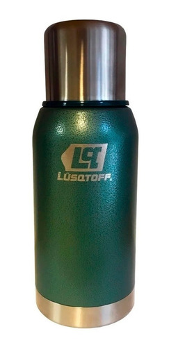 Imagen 5 de 6 de Termo Lusqtoff Acero Inoxidable 750 Ml Verde Frio Calor 3/4l Color Verde