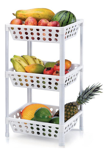 Multi-organizador Triplo Desmontável 72x38,5cm Branco