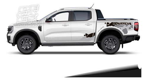 Calco Ford Ranger 2023 Raptor Juego Con Porton