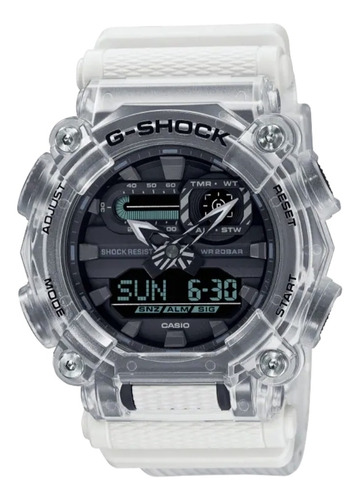 G Shock Ga 900skl 7a Blanco Y Transparente Original 