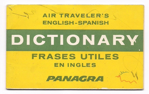 Pan American Panagra Frases Utiles En Ingles Diccionario B3