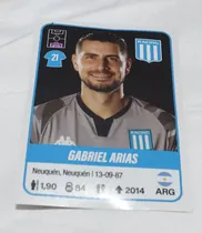 Comprar Figurita Futbol Argentin.2023 Racing Club Gabriel Arias 328 Gabriel Arias Jugador