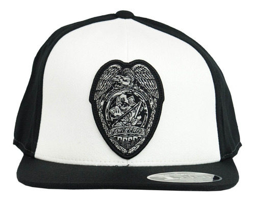 Boné Santa Cruz Starter  Badge Snapback Branco Importado 