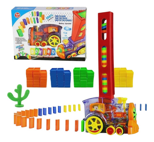 Trenzinho Dominó Para Empilhar Brinquedo - Xinmeile Toy 2006 Cor Colorido