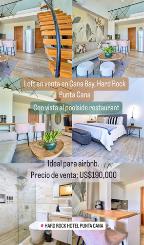 Loft En Venta En Cana Rock Punta Cana. Vista Poolside