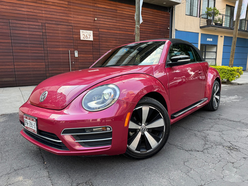 Hermoso Beetle 2017 Convertible #pink 1.8 Turbo Automatico