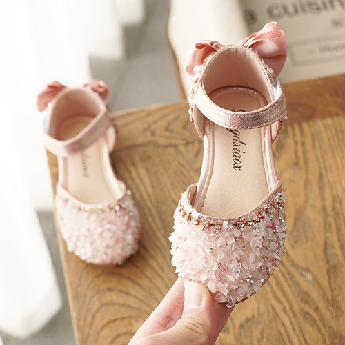 Imagen 4 de 8 de Zapatos De Princesa Sandalias Para Fiesta De Boda Para Niña