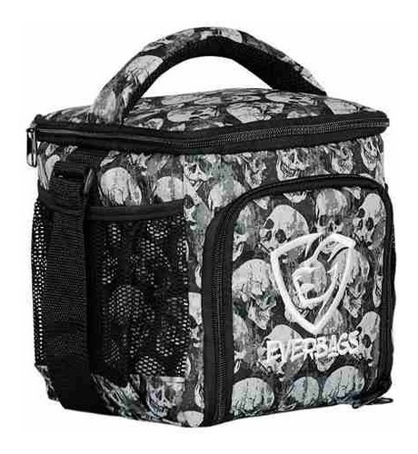 Bolsa Térmica Fitness Marmita Caveira Lancheira Academia