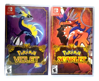 Pokemon Scarlet & Pokemon Violet Pack Nintendo Switch Fisico
