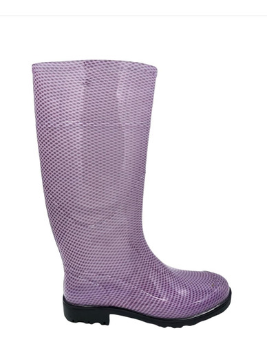 Bota De Lluvia Para Mujer Romboides 8320