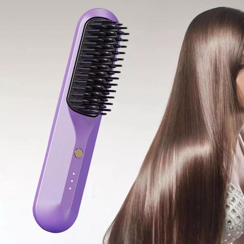 Mini Peine Portátil Para Alisar El Cabello Con Iones Negativ