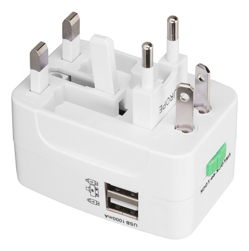 Adaptador De Viaje Mundial Adaptador Universal Internacional