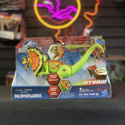 Jurassic World Dilophosaurus Dino Hybrid Hasbro 2016 (Usado)