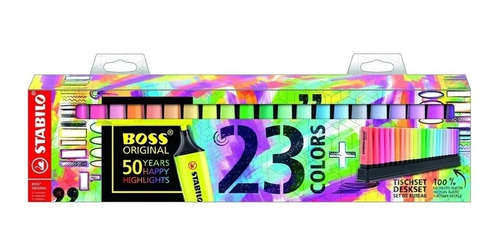 Marcador Resaltador Stabilo Boss Colores Pastel X23 