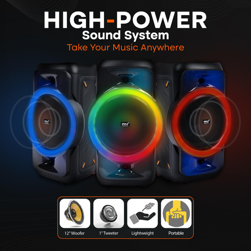 Altavoz Bluetooth Para Fiestas Pyle Audio Pphp1979 160w