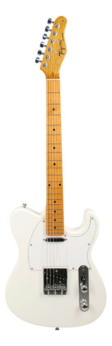Guitarra eléctrica Tagima TW Series TW-55 de tilo pearl white con diapasón de arce