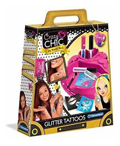 Tatuaje Temporale - Clementoni Crazy Chic-glitter Tattoo