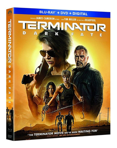 Blu-ray + Dvd Terminator Dark Fate Destino Oculto