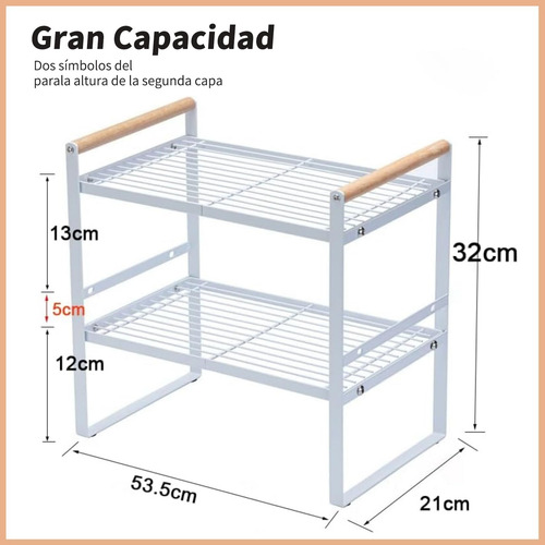 Estantes Apilables De Cocina Soporte