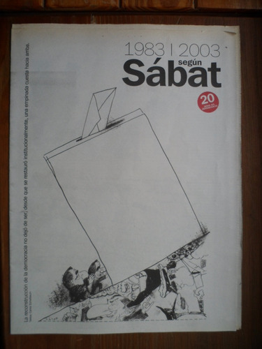 Sabat / De Alfonsín A Kirchner 1983-2003 / Suple Clarín