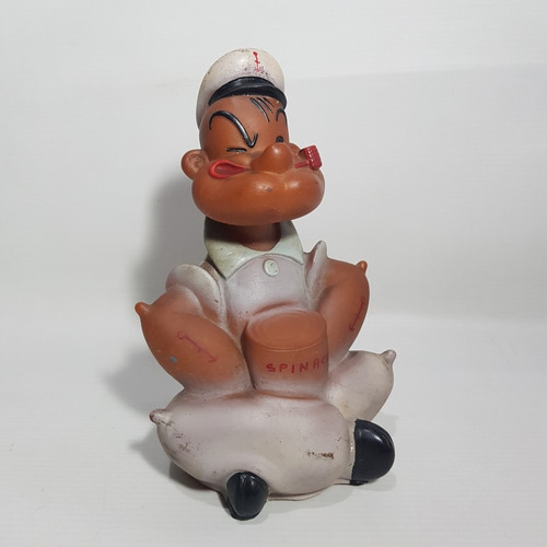 Antiguo Muñeco Popeye Goma 1960 Mag 62216