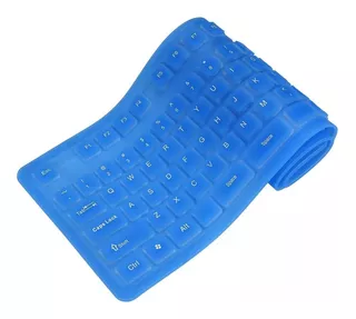 Teclado Alambrico Flexible Usb Pc Laptop Contra Agua