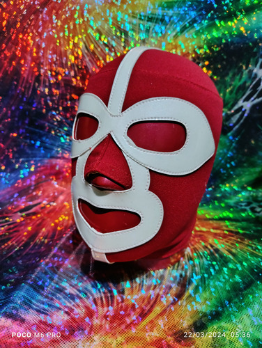 Mascara Luchador Red Terror Semiprofesional