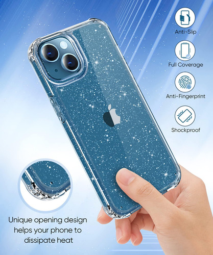 Miodik Para iPhone 13 Estojo Com Protetor De Tela + Protetor