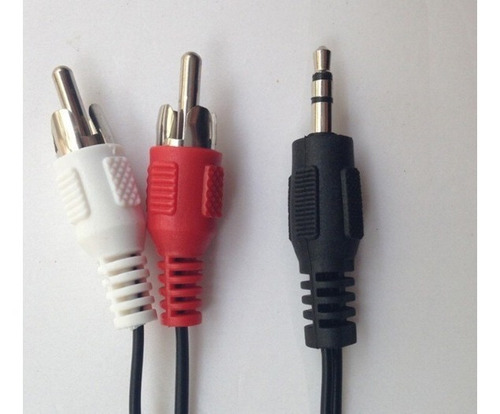 Imagen 2 de 3 de Cable Stereo A 2 Rca 1,8mt Ca-1471g