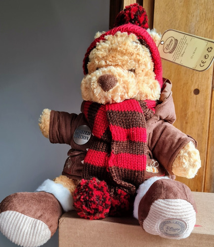 Urso Pooh Pelúcia Disney Store Edição Limitada 2011