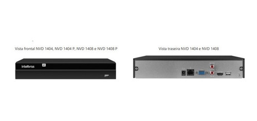 Imagem 3 de 4 de Dvr Gravador Imagem Intelbras 8 Canais Inteligente Nvd 1408