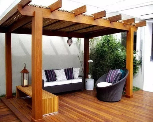 Projeto Pergolado Caramanchão Madeira Envio Imediato